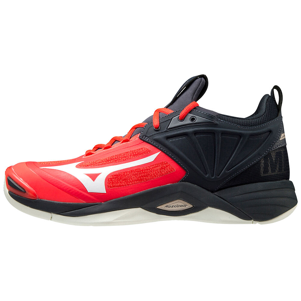 Mens Mizuno Wave Momentum 2 Volleyball Shoes Red/White Philippines (JPXDTG761)